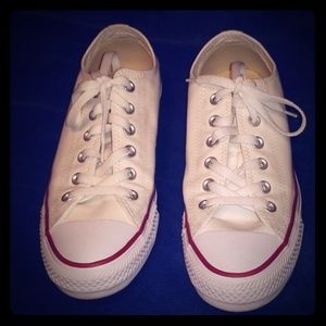 Brand new white converse